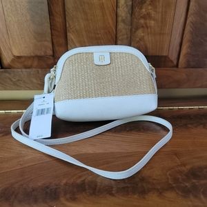 NWT Tommy Hilfiger Wicker Crossbody